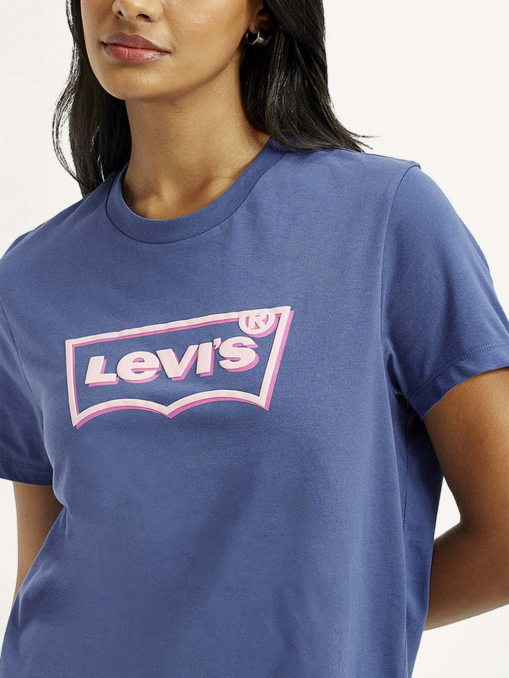 Women's Graphic Print Relaxed Fit T-Shirt - Detail View