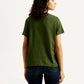 Women's Typography Crew Neck T-shirt - Back View