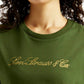 Women's Typography Crew Neck T-shirt - Detail View
