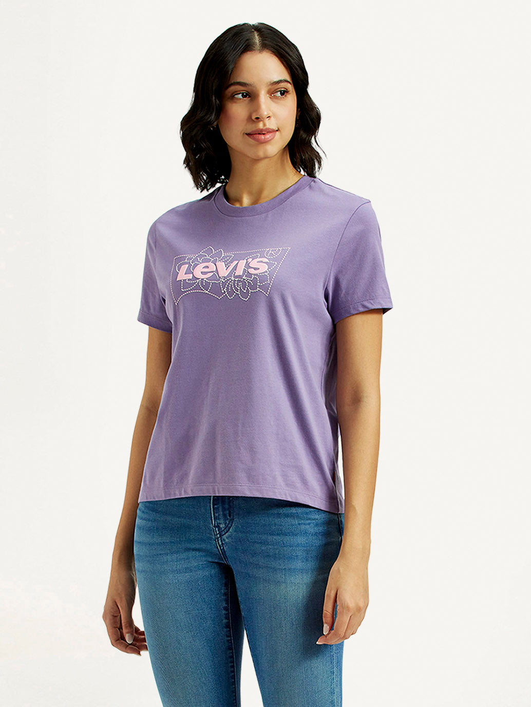 Women's Graphic Regular Fit T-Shirt - Styleshot View