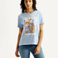 Women's Floral Relaxed Fit T-shirt - Styleshot View