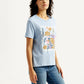 Women's Floral Relaxed Fit T-shirt - Side View