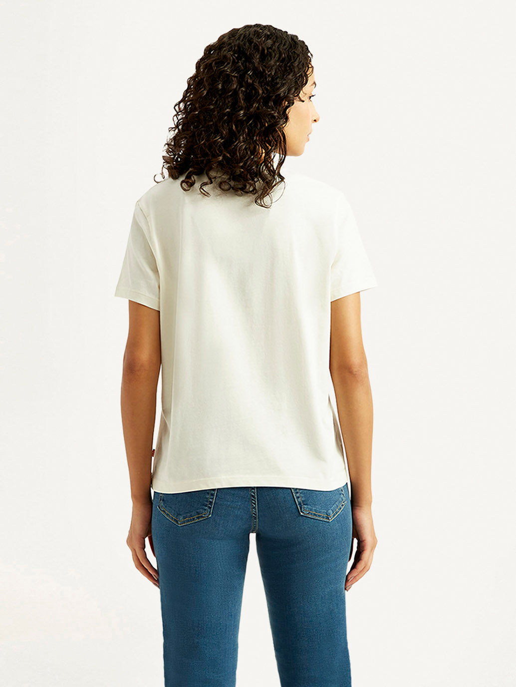 Women's Graphic Print Relaxed Fit T-shirt - Back View