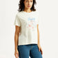 Women's Graphic Print Relaxed Fit T-shirt - Side View