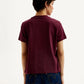 Women's Typography Maroon Crew Neck T-Shirt - Back View
