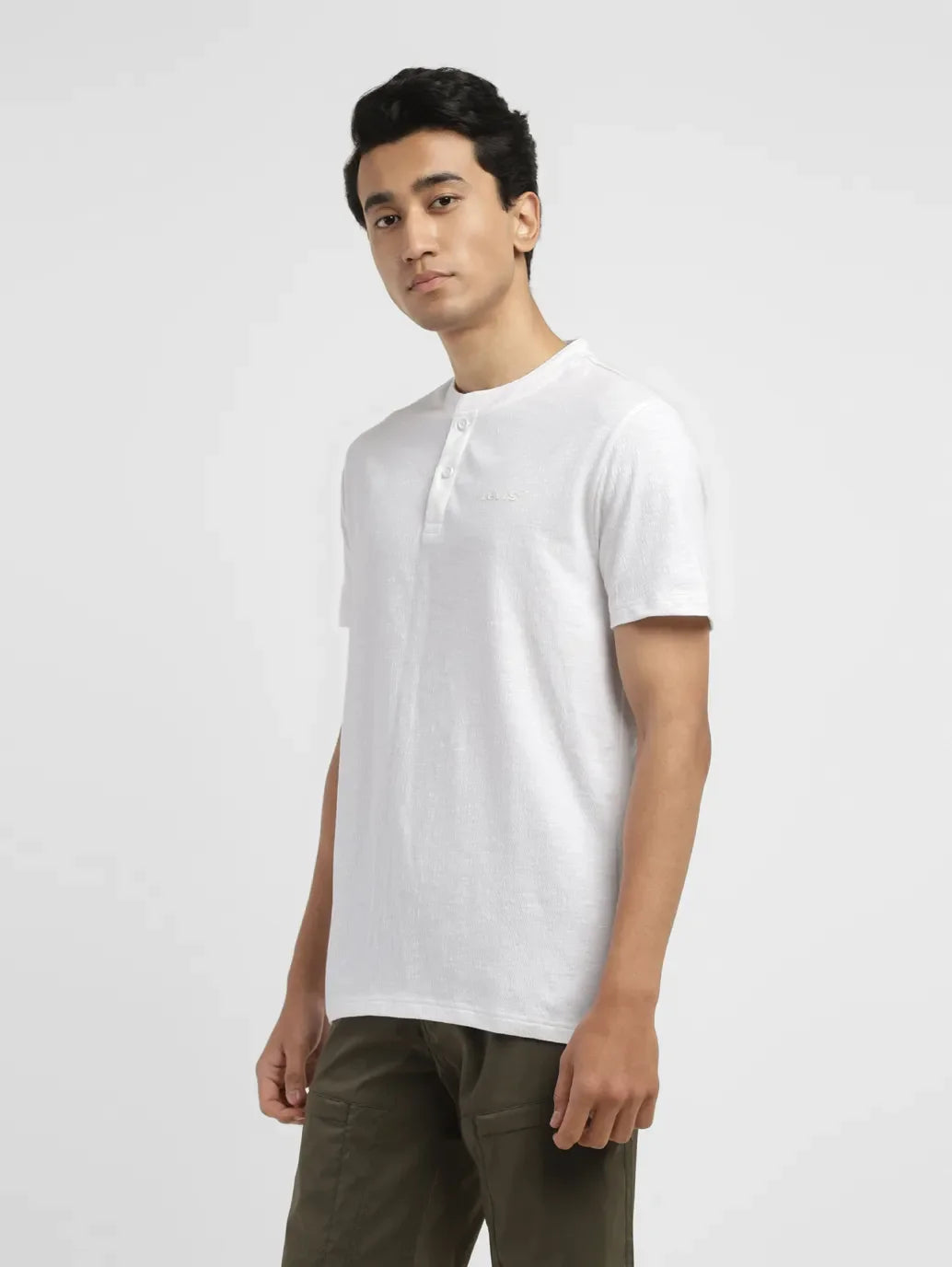 Men's Textured Slim Fit T-shirt