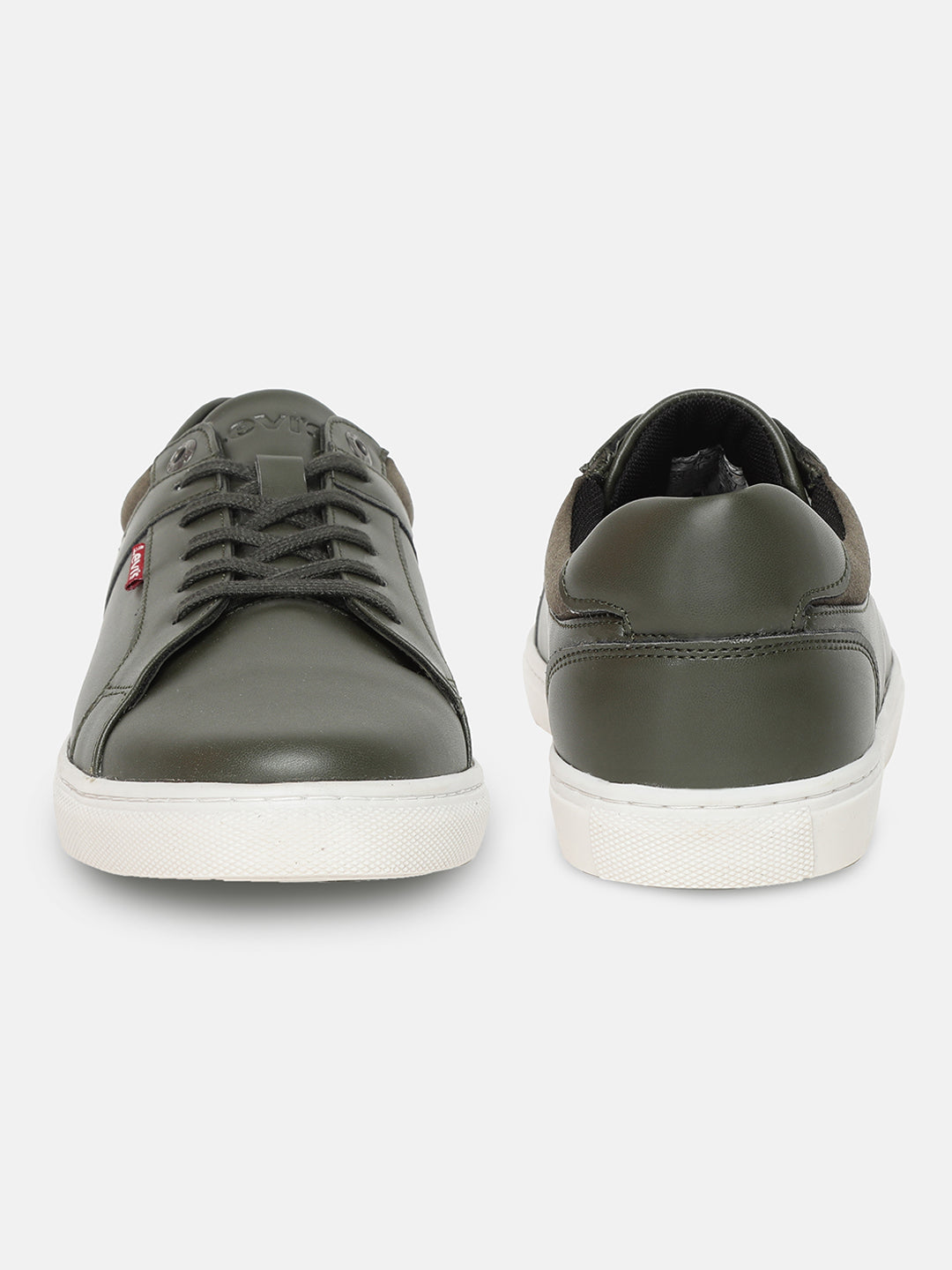 Olive Green Cheap Levi Shoes Men's Olive Solid Shoes – Levis India