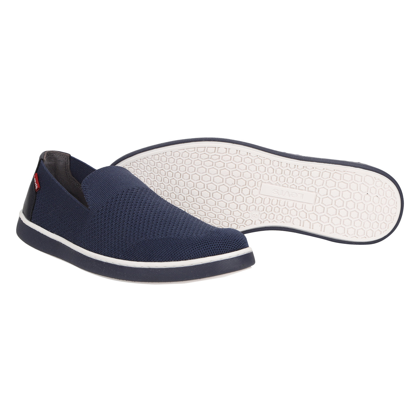 Men's Blue Solid Slip-On Sneaker