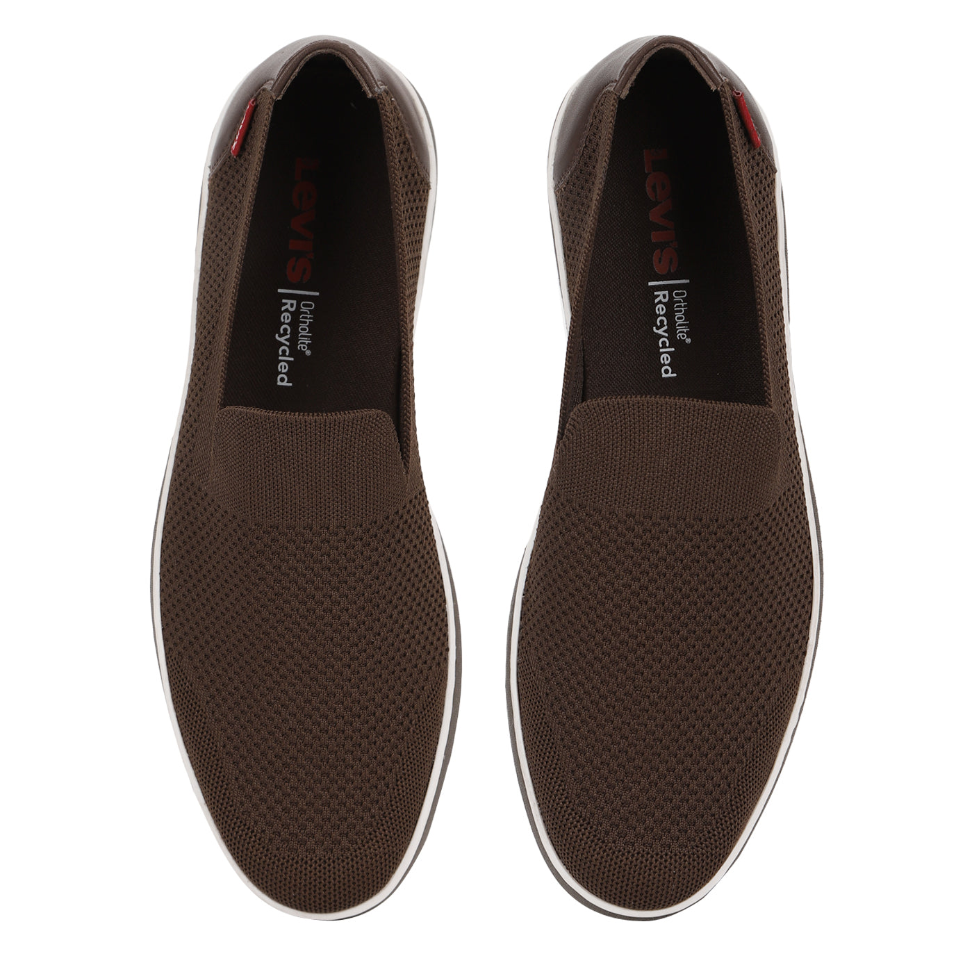 Men's Brown Solid Slip-On Sneaker