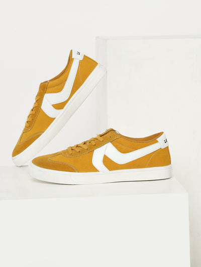 Men's Suede Yellow Casual Shoes