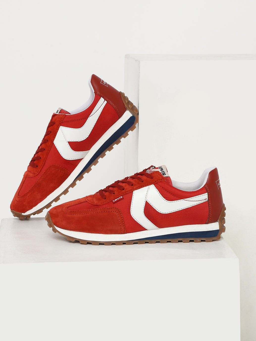 Men's Red Casual Shoes – Levis India Store - Main Image