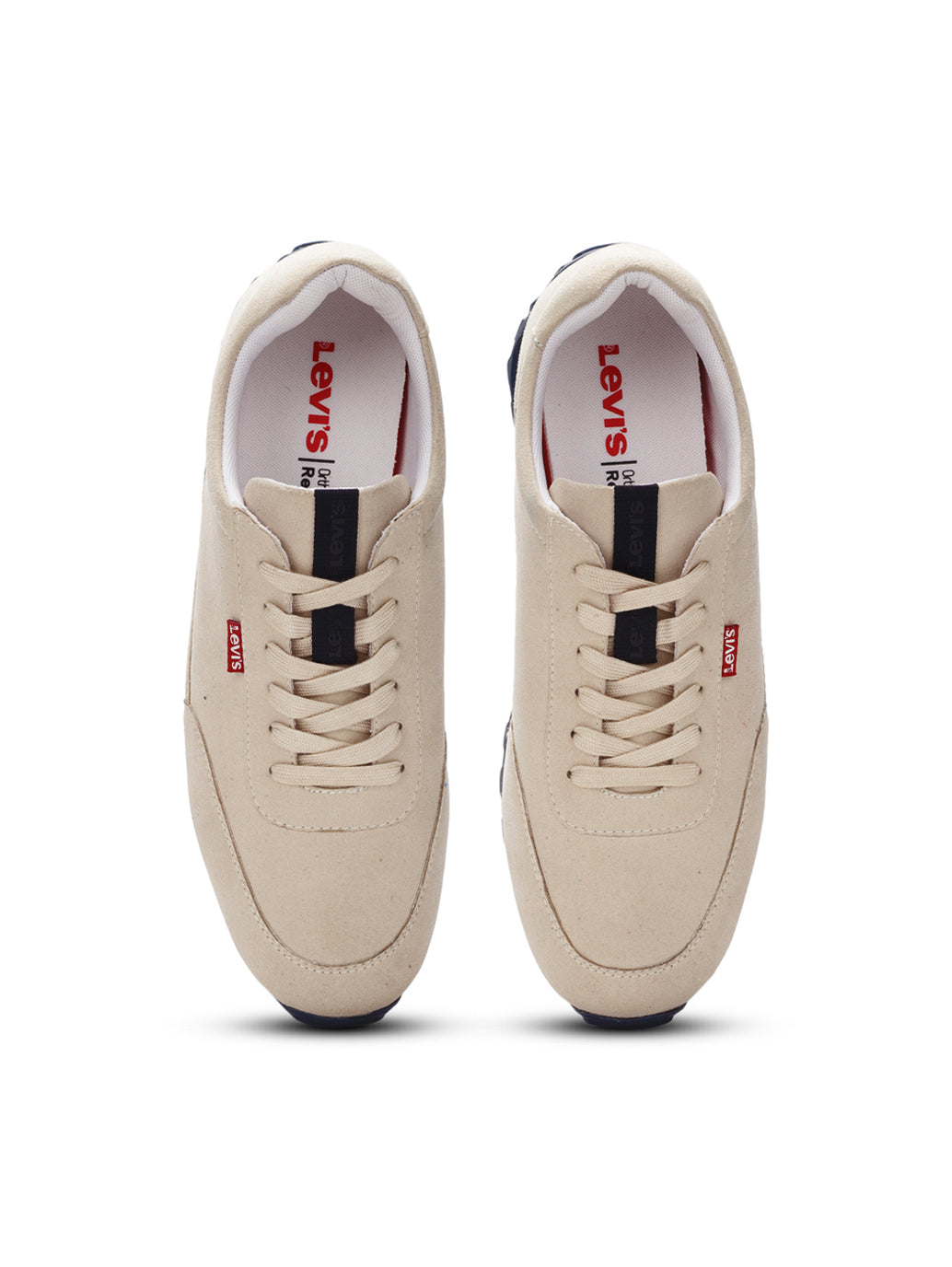 Men's Beige Casual Shoes - FrontSet View