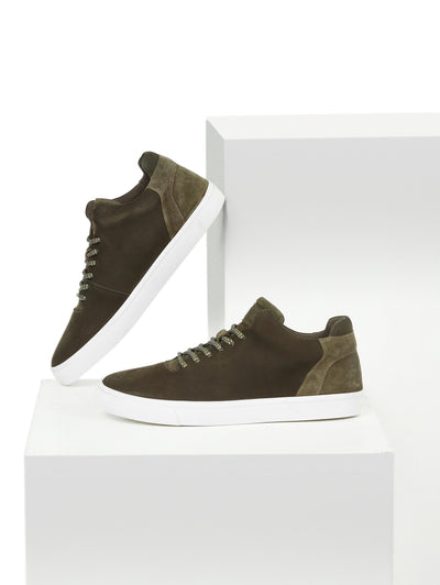 Men's Dapper Olive Casual Shoes