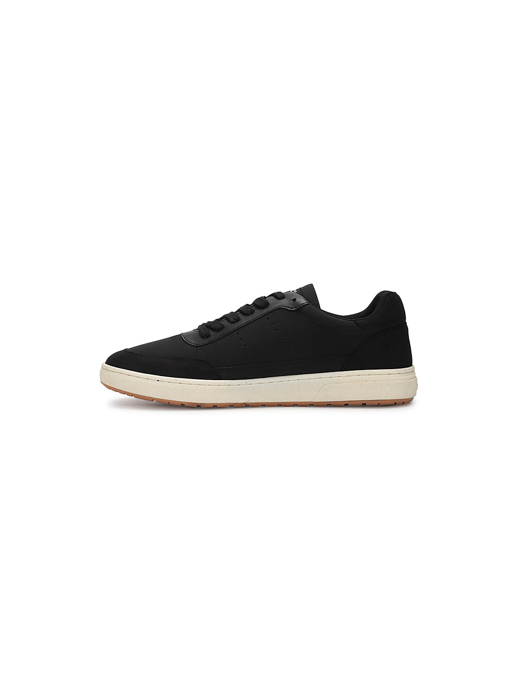 Men's Denver Black Casual Shoes - Side View