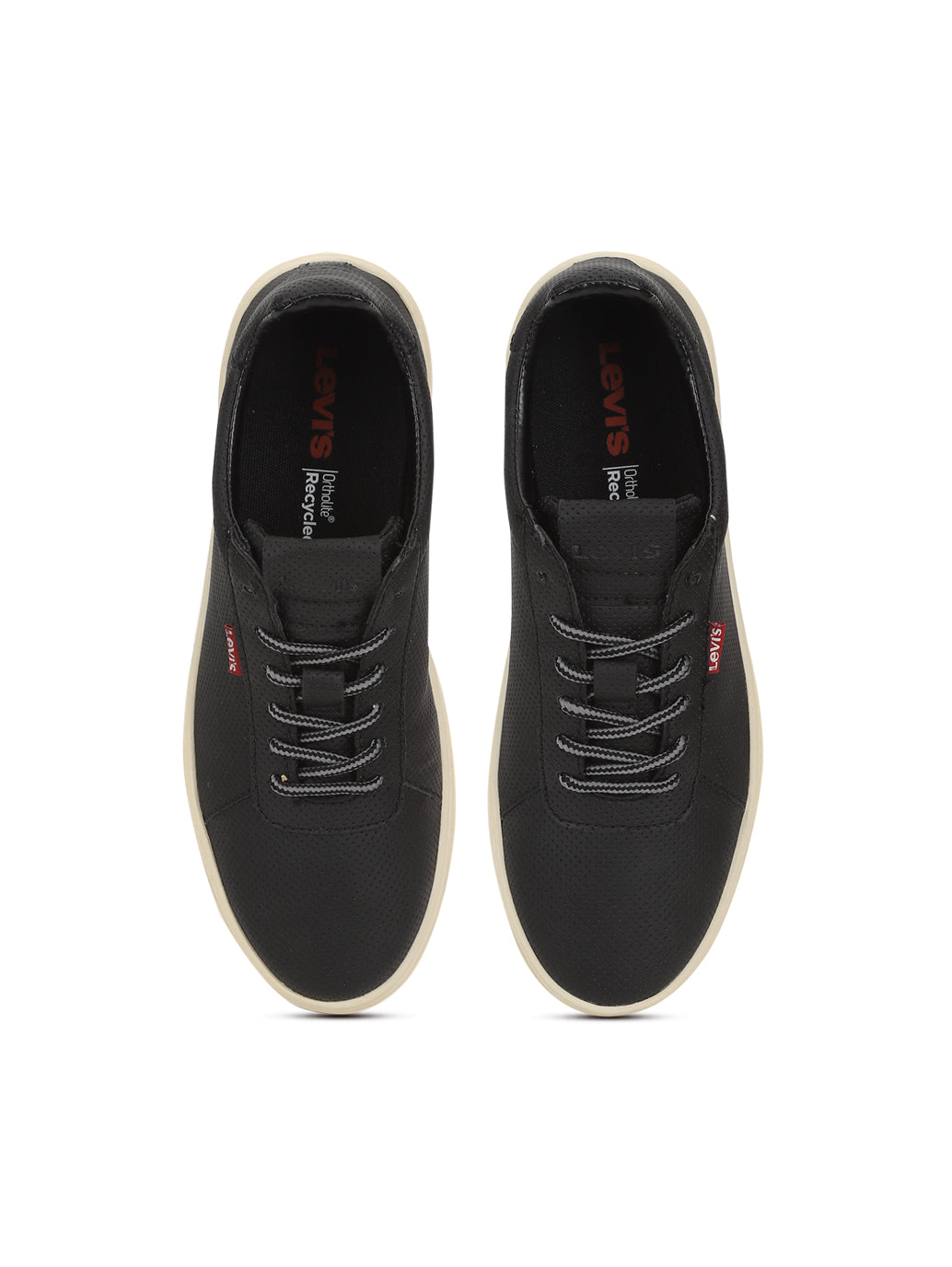 Men's Wanderer Black Casual Sneakers