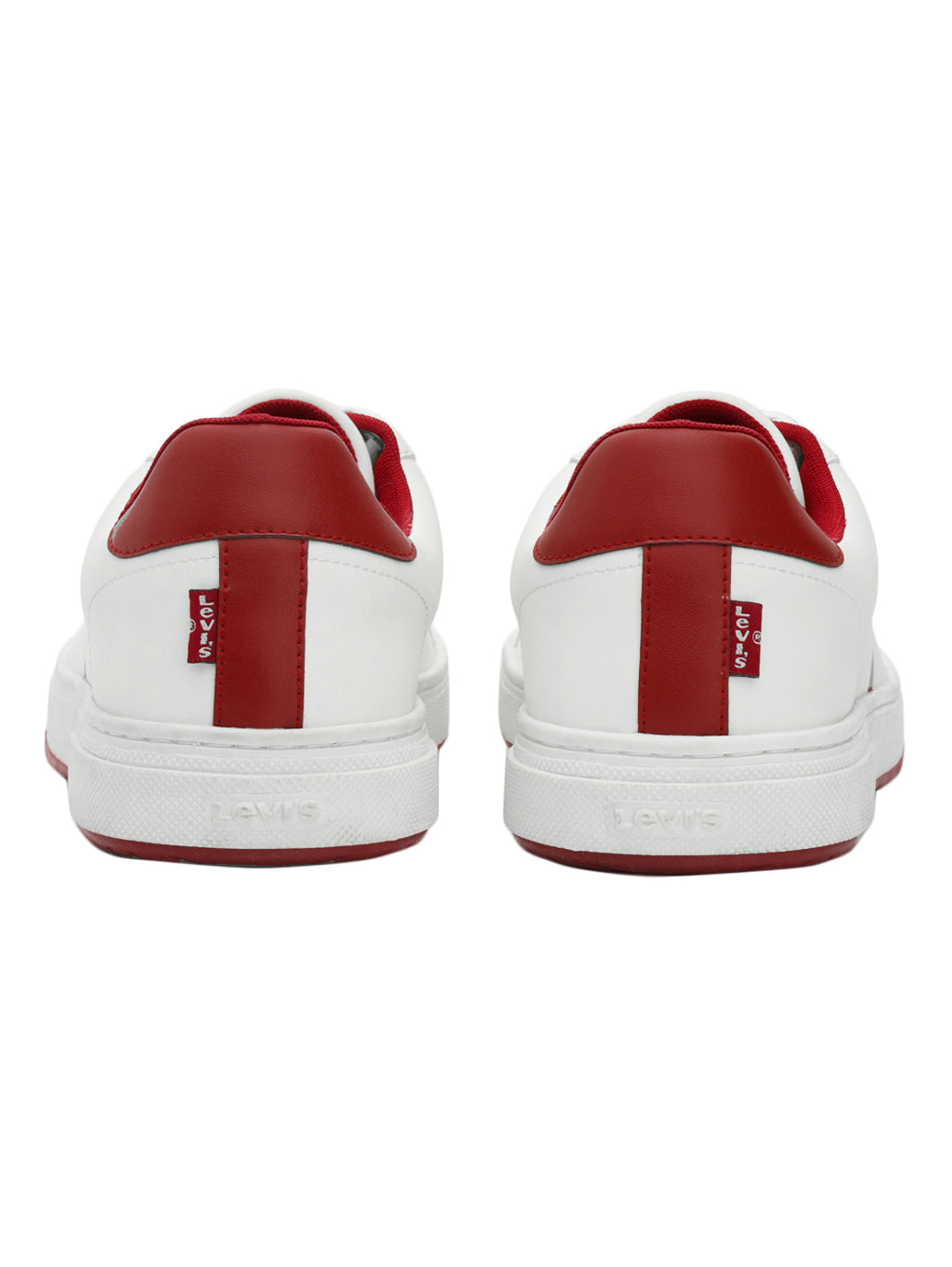 Men's White Colorblock Sneakers - Style View