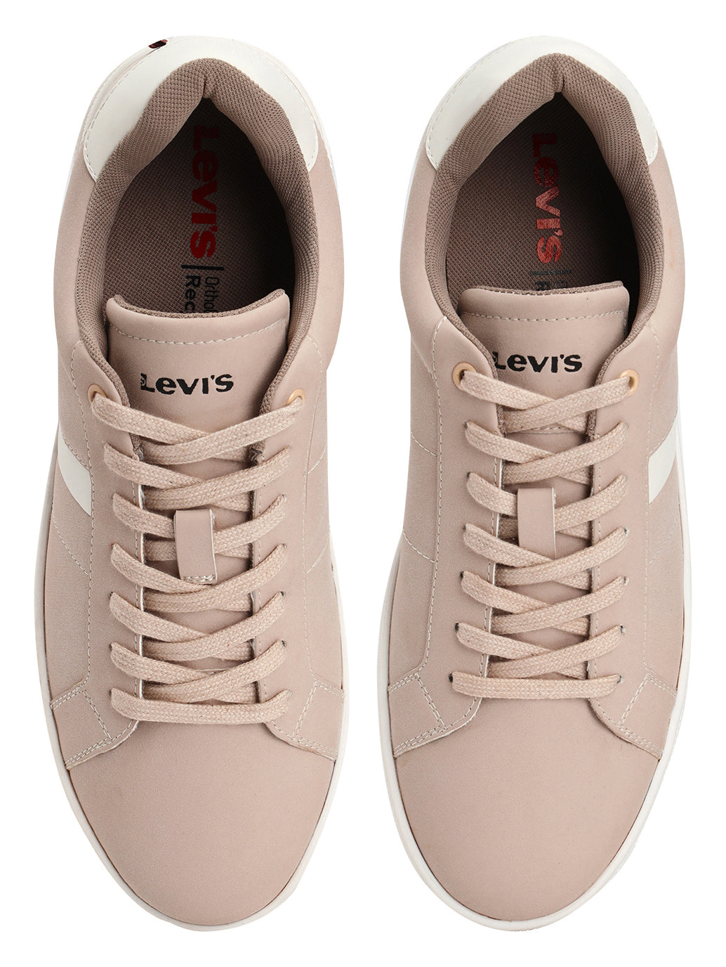 Men's Mauve Colorblock Sneakers - FrontSet View