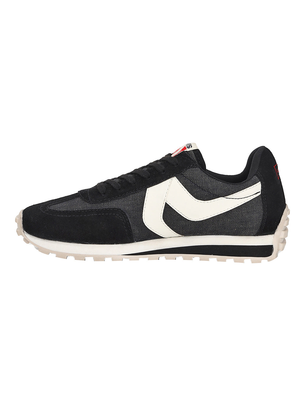 Men's Black Colorblock Sneakers