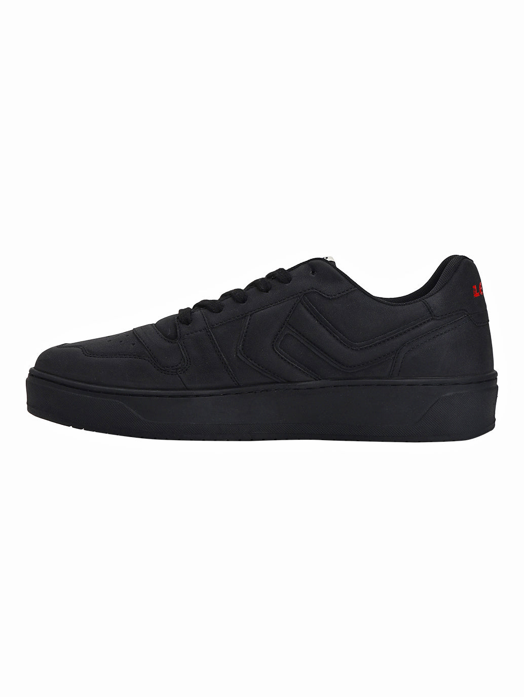 Men's Black Solid Sneakers