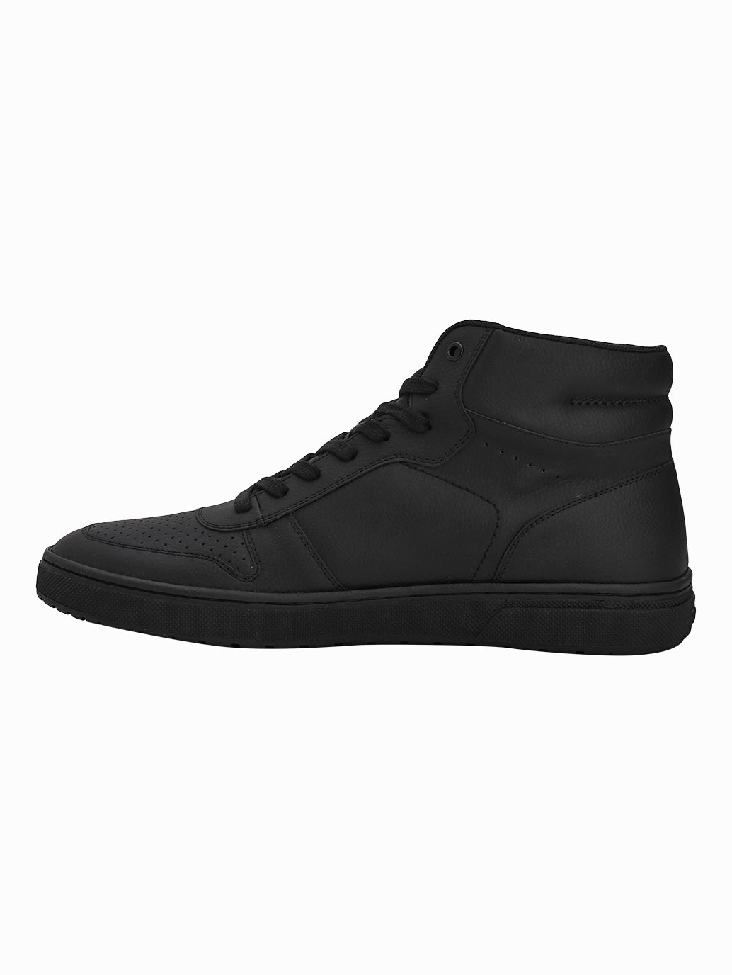 Men's Black Solid Boots