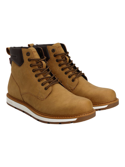 Men's Tan Solid Boots