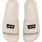 Men's Brand Logo Slides - Front View