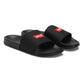 Men's Brand Logo Slides - Font View