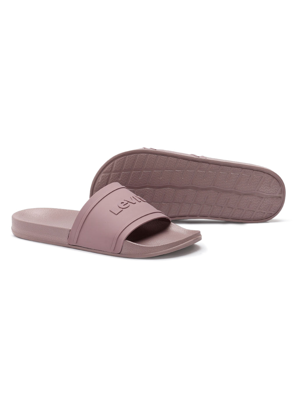 Men's Brand Logo Slides - Top View