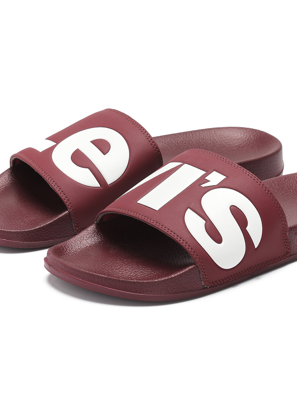 Men's Brand Logo Slides - Detail View
