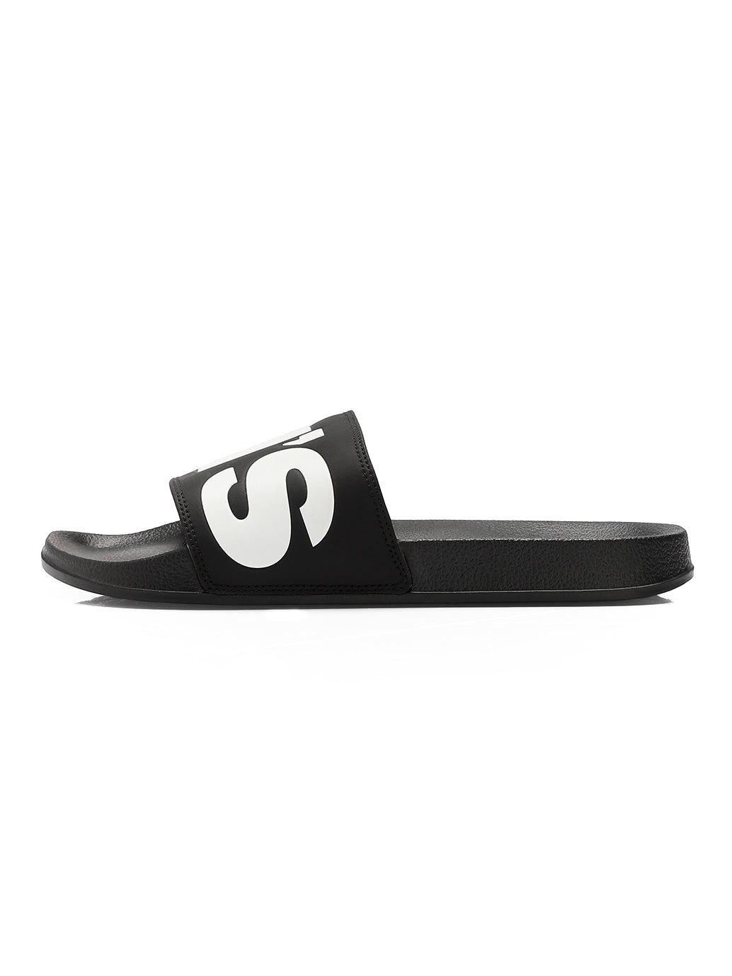 Men's Brand Logo Slides - Side View