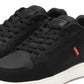 Men's Black Casual Sneakers - Detail View