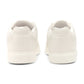 Men's White Casual Sneakers - Back View