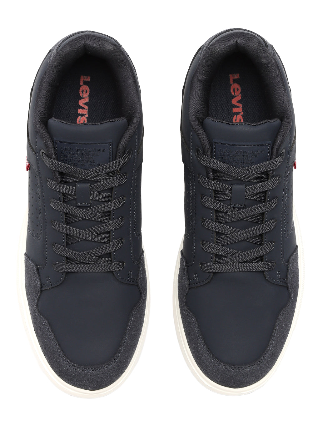 Men's Navy Casual Sneakers - FontSet View