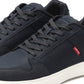 Men's Navy Casual Sneakers - Detail View