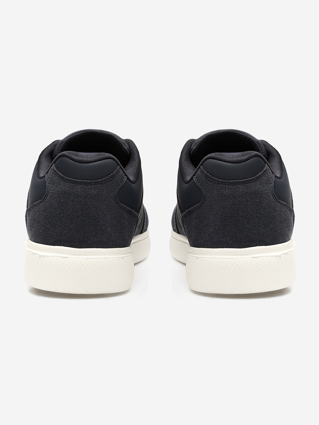 Men's Navy Casual Sneakers - Back View