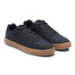 Men's Black Casual Sneakers - Font View