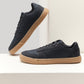 Men's Black Casual Sneakers - Style View