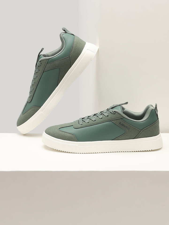 Men's Colorblock Green Sneakers