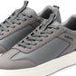 Men's Colorblock Grey Sneakers - Detail View