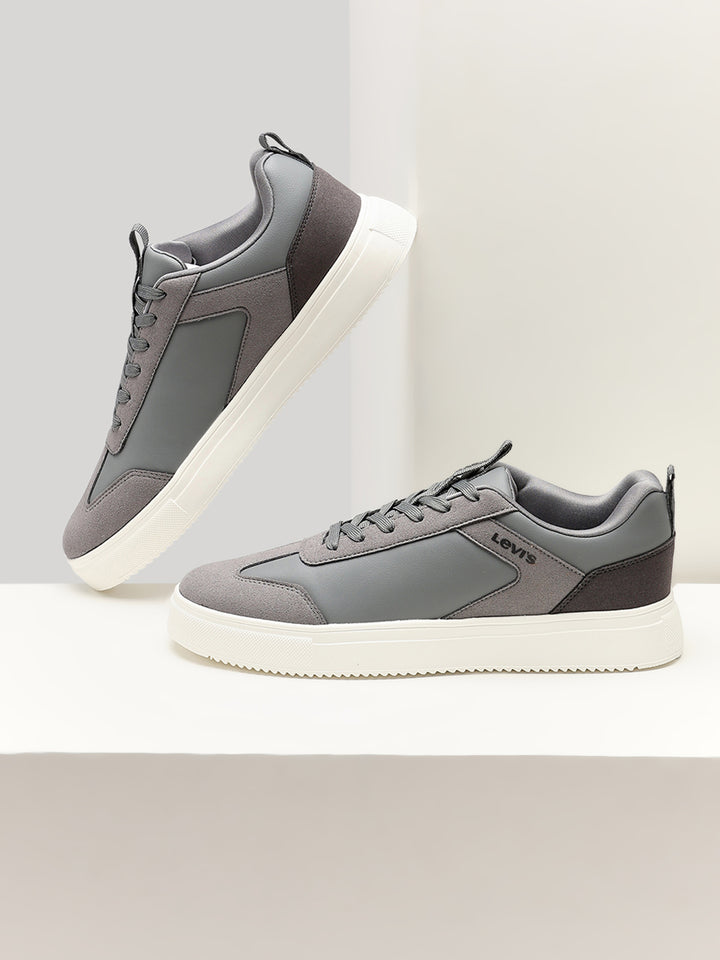 Men's Colorblock Grey Sneakers
