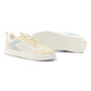 Men's Colorblock White Sneakers - Top View