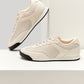 Men's Cream Casual Sneakers - Style View