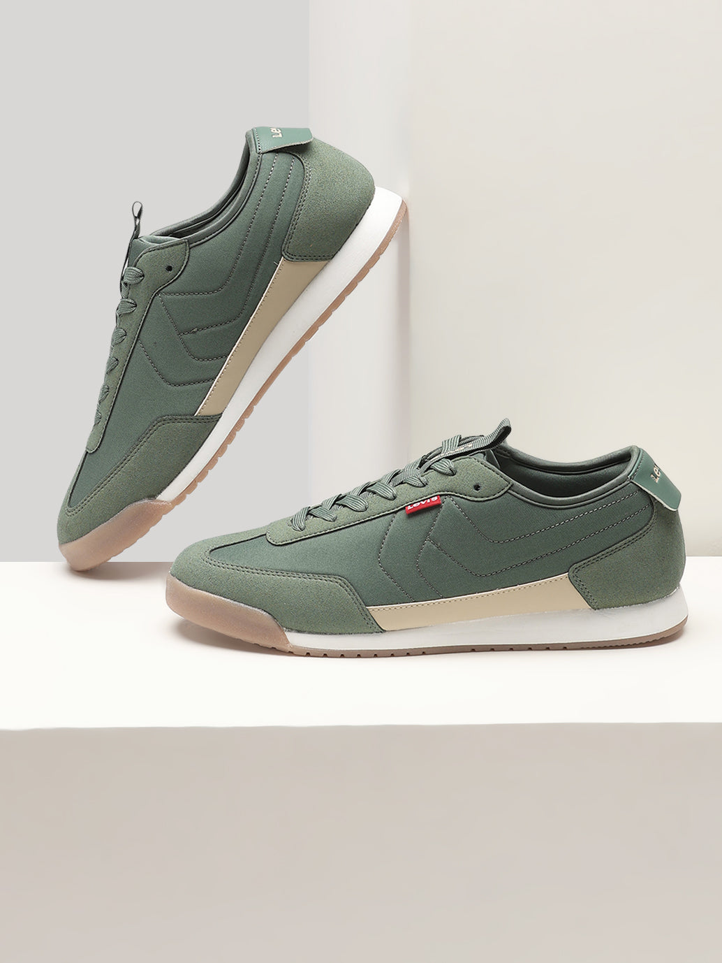 Men's Green Casual Sneakers