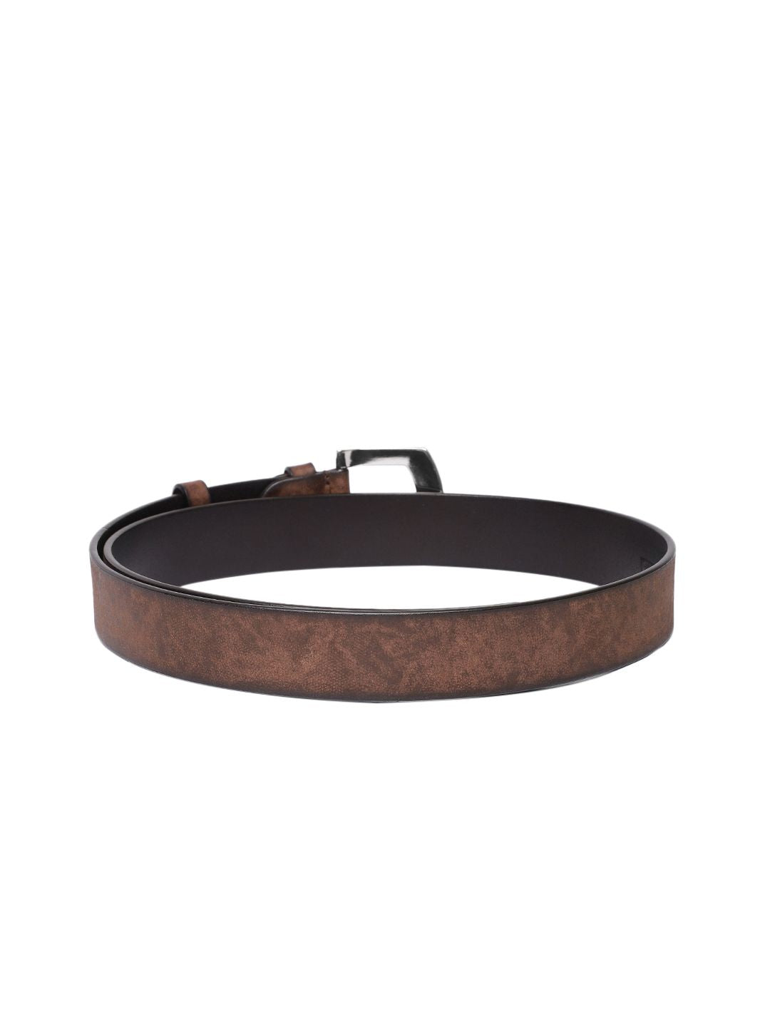 Men's Brown Solid Belt - 8aa47599-d280-4c9f-bf1f-7cec970c85ea1742192328666-Men-Solid-Leather-Belt-2221742192328527-2 View
