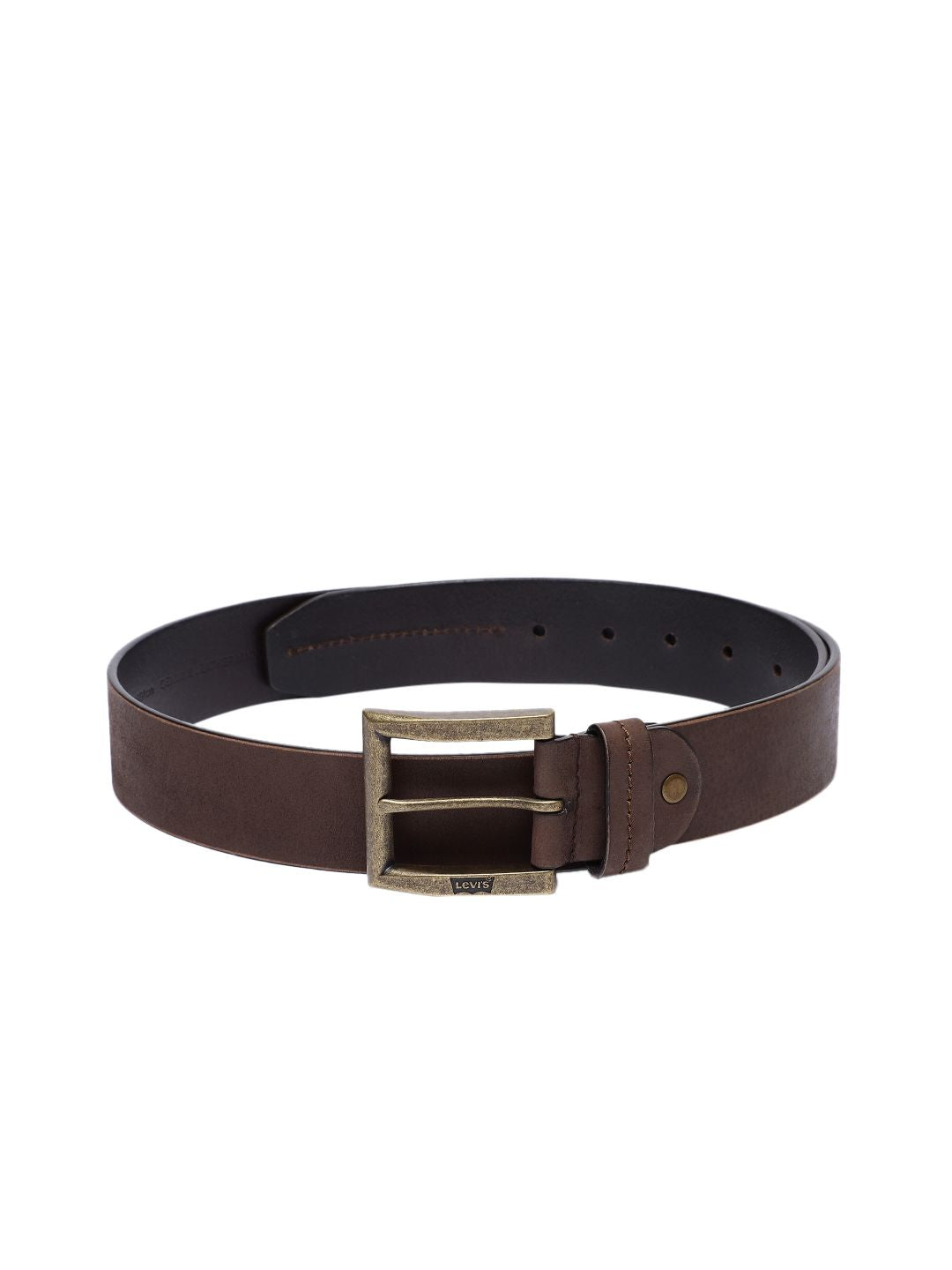 Men's Brown Solid Belt - 8aa6b596-f057-478b-810e-4227f2ba43b41742206467376-Men-Solid-Leather-Belt-2241742206467213-1 View