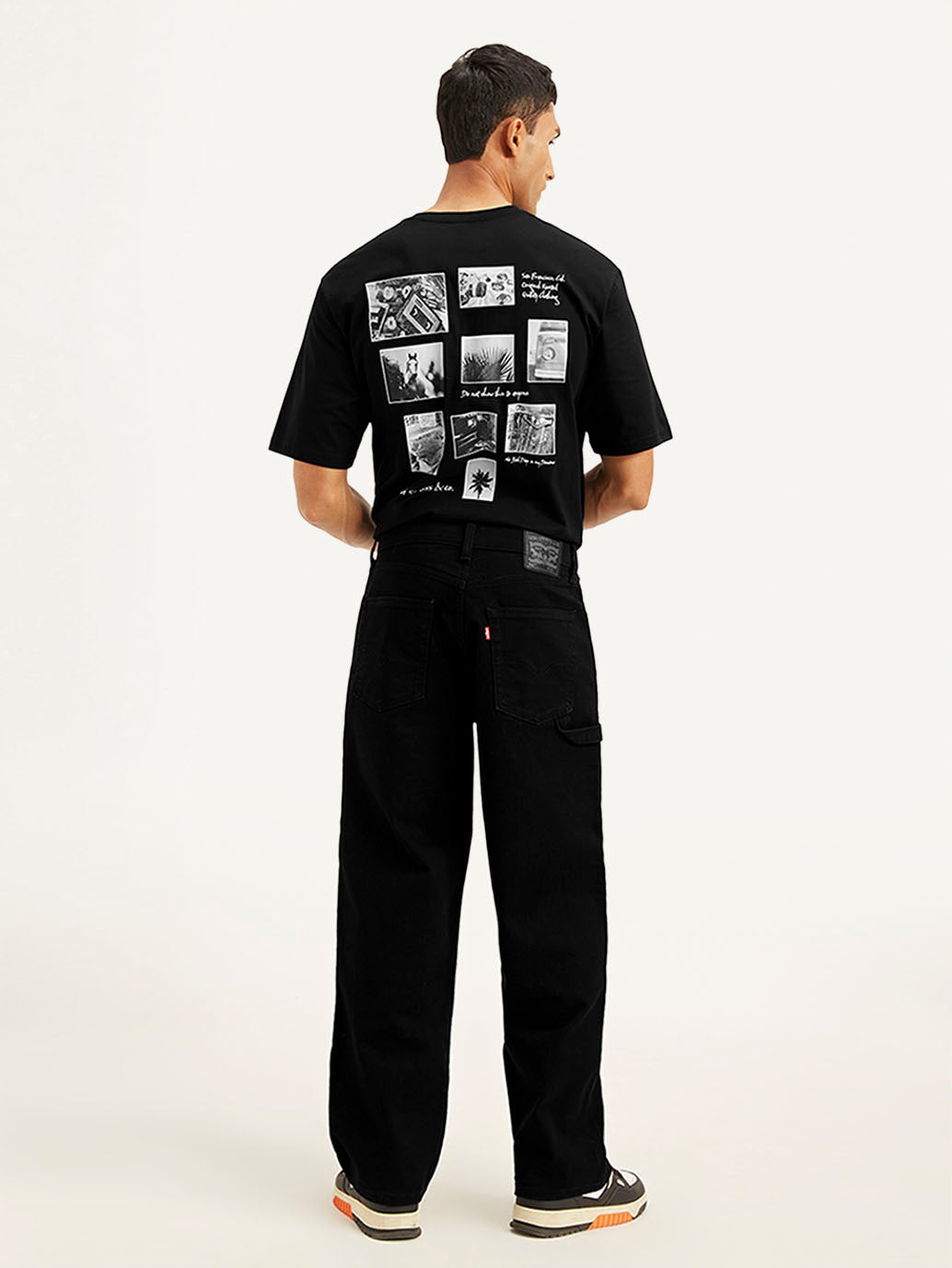 Men's 578 Black Loose Fit Mid Rise Jeans - 8ca0e6dbbb1b919b7faff7b535fde16d View