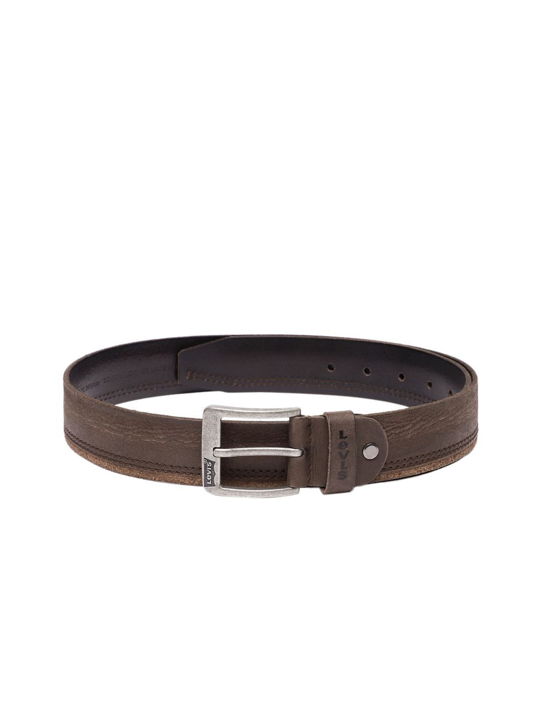 Men's Brown Textured Belt - 9280dd86-cf70-4ca0-aff5-90539c801c251742206486184-Men-Textured-Leather-Belt-9781742206486049-1 View