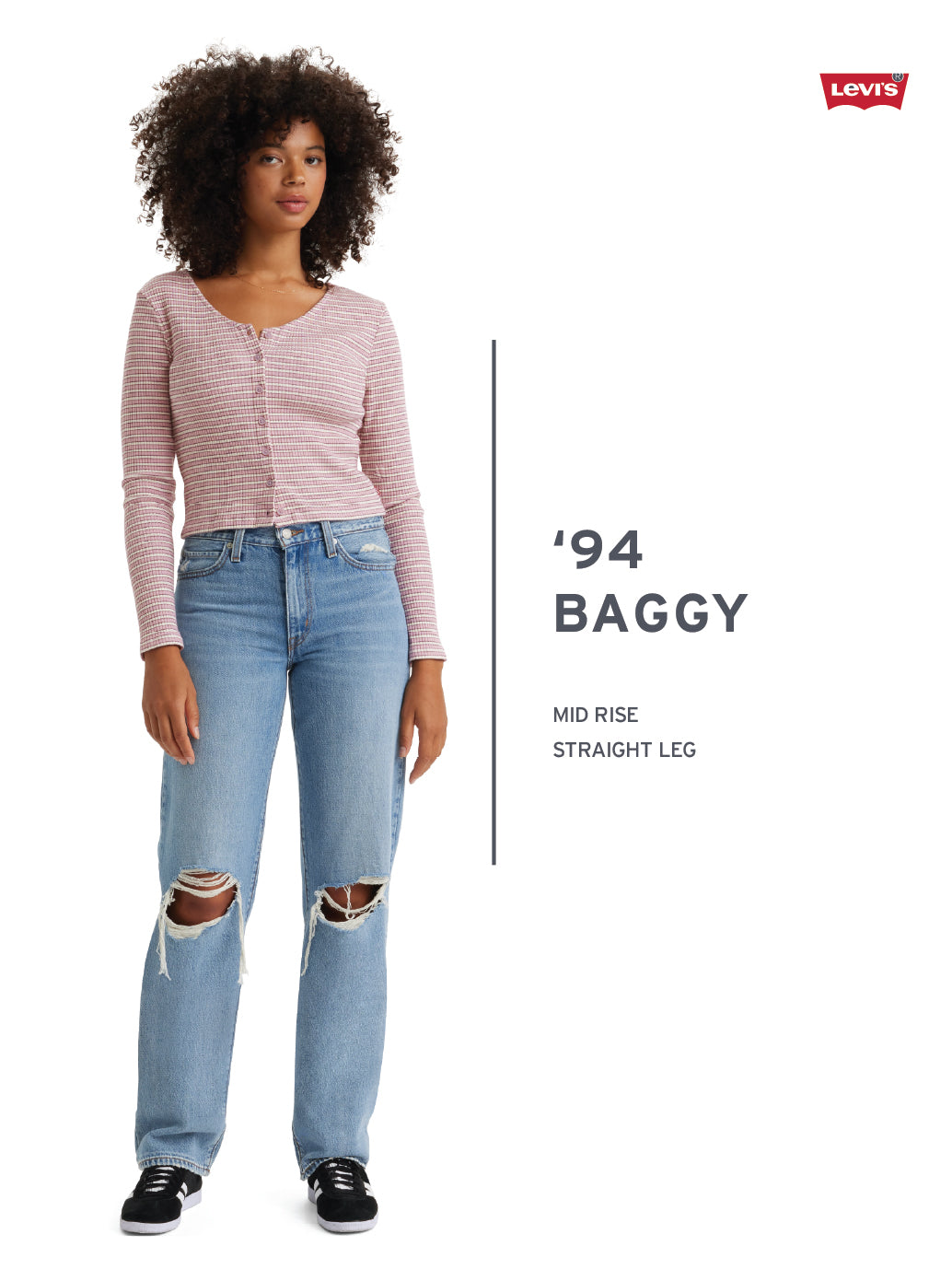 Women's 94 Khaki Baggy Fit Mid Rise Easy Trouser - 26193dd1-e1be-4515-86fe-fbe23e48bdc1 View