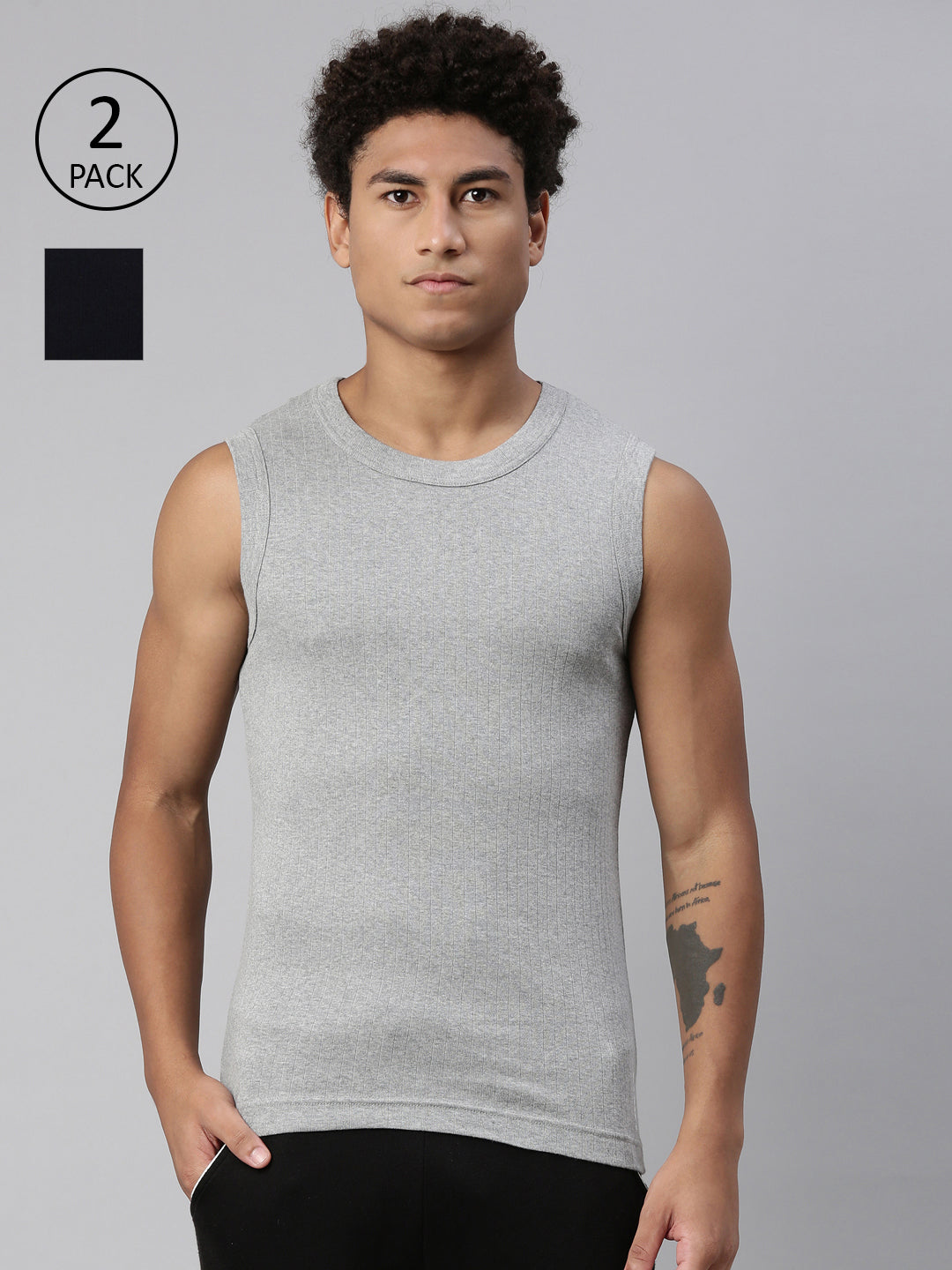 Men's Solid Vest