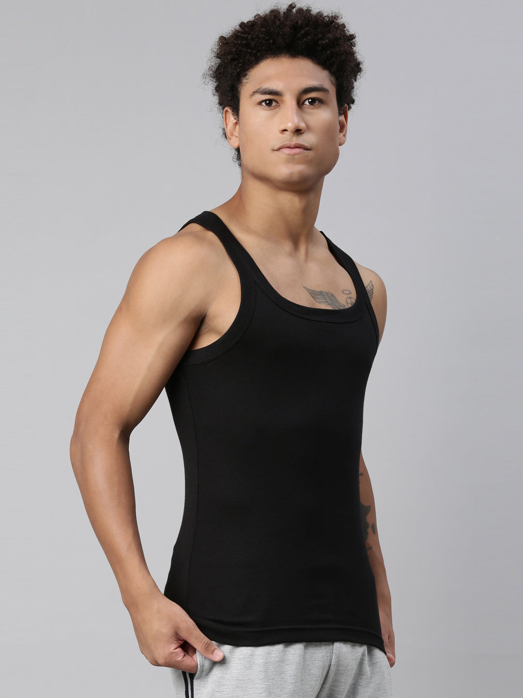 Men's Solid Vest